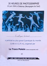 Le certificat de participation au plus grand cyano'